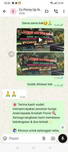 Testimonial Papan Bunga kaduengang